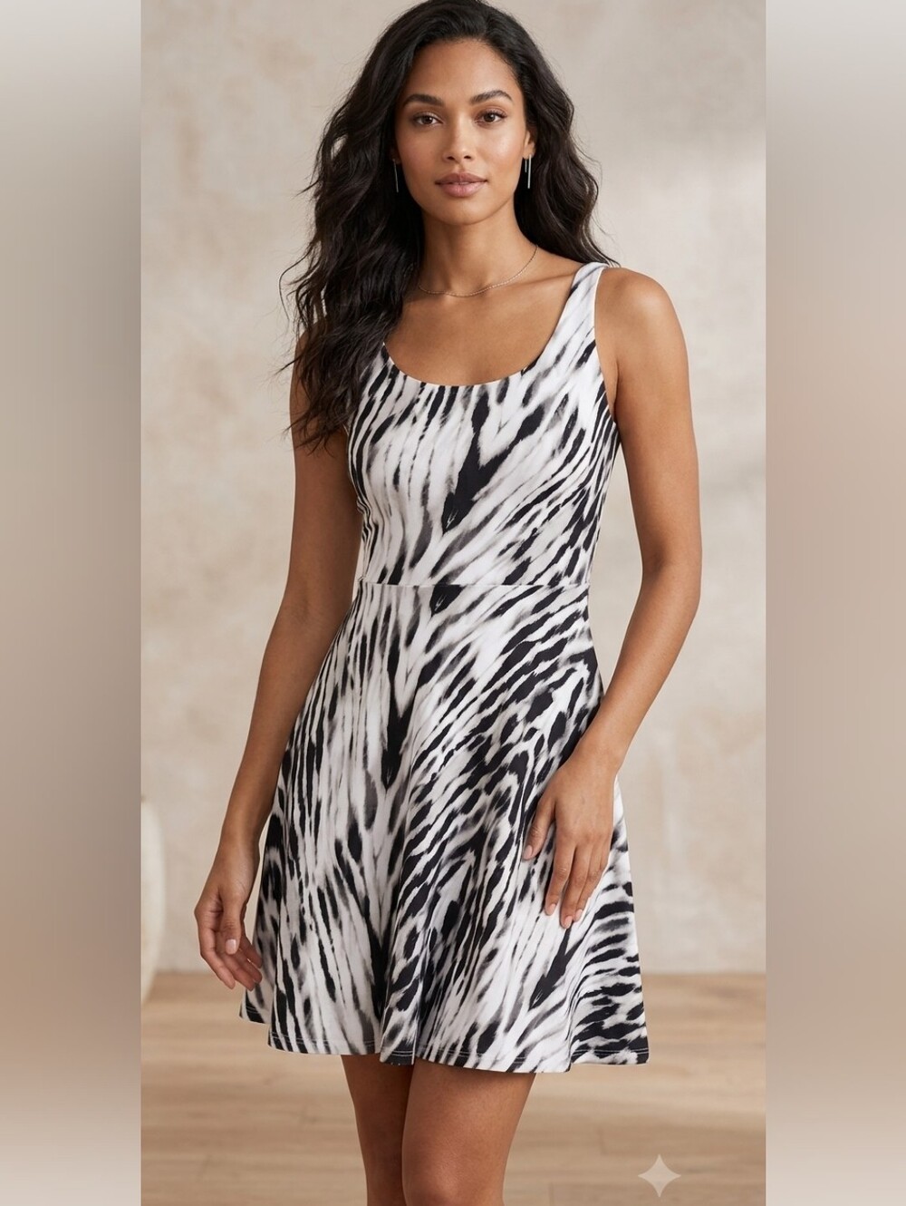 Express Sleeveless Skater Dress